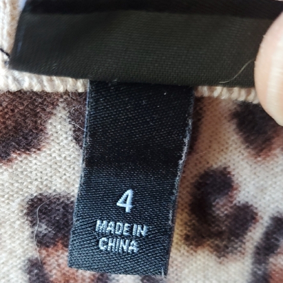 Torrid Beige Leopard Print Cardigan 4X - Picture 3 of 10